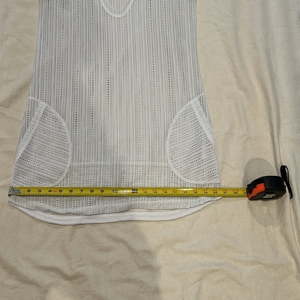 PrAna TWO BEACH TUNIC Small Women's Cover Up Hooded with Pockets - Picture 7 of 9